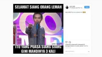 Meme-meme Ini Sindir Orang yang Lemah Berpuasa