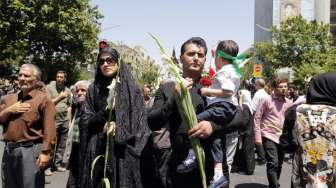 Iran Tembak Mati Dalang Teror Parlemen dan Makam Imam Khomeini