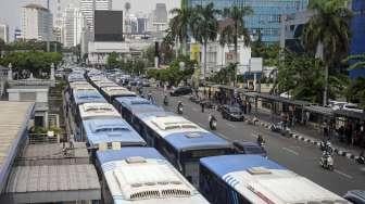 Bus Transjakarta Mogok Beroperasi