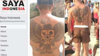 Bikin Heboh, Bule Punya Tato Garuda Pancasila