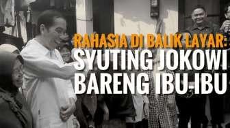 Rahasia di Balik Layar: Syuting Jokowi Bareng Ibu-ibu