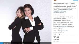 Putri Cantik Menteri Susi Bersumpah Setia kepada Indonesia