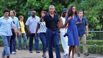 Obama ke Puncak Becici, Polisi dengan Rompi Antipeluru Disiagakan
