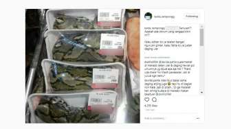 Beredar Foto Daging Ular Dijual di Supermarket, Netizen Heboh