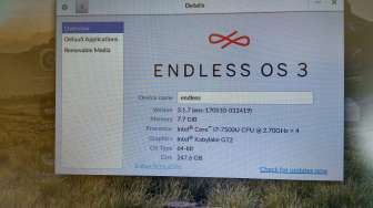 Sistem Operasi Gratis Endless OS Resmi Hadir di Indonesia