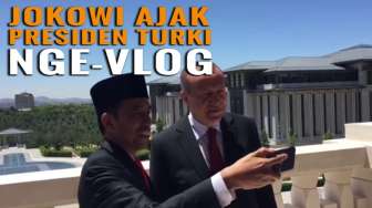 Keren! Presiden Jokowi Ajak Presiden Turki Nge-vlog Bareng