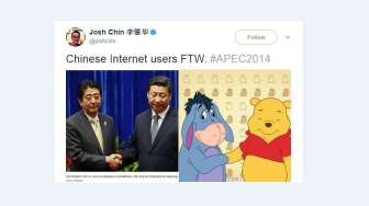 Datang ke Filipina, Presiden Cina Disambut Meme Winnie The Pooh