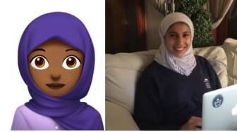 Ada Gadis Cantik Saudi di Balik Emoji Perempuan Berjilbab Apple