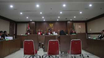 Sidang vonis Ratu Atut Chosiyah, di pengadilan tipikor, Jakarta, Kamis (20/7).