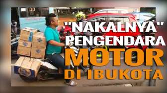 Memalukan, Ini Kelakuan Minus Pengendara Motor di Jakarta!