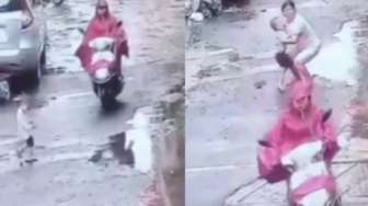 Tragis! Tabrak dan Lindas Balita, Perempuan Hamil Ini Kabur