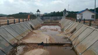 Kementerian PUPR Bangun Empat Prasarana Pengendali Banjir di Riau