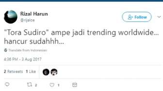 Penangkapan Tora dan Mieke Trending Topic Nomor 1 di Twitter