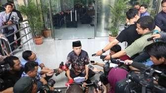 Mantan Ketua DPR Ade Komarudin kembali menjalani pemeriksaan di Gedung KPK, Jakarta, Kamis (3/8)