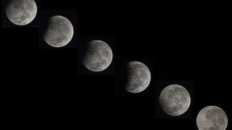 Gerhana Bulan di Bali