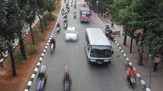 Uji Coba Pelarangan Motor Masuk Sudirman Mulai Hari Ini