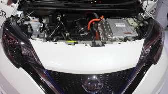 Nissan Note e-Power di GIIAS 2017, ICE, BSD City, Tanggerang, Sabtu (12/8).