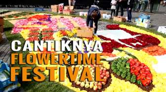 Semarak, Jutaan Bunga Terhampar Cantik di Flowertime Festival!