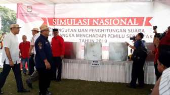 KPU Gelar Simulasi Pemilu 2019, Pakai 5 Kertas Suara