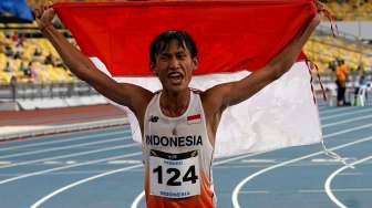 Hendro Juarai Jalan Cepat 20 Km, Indonesia Raih Emas ke-4 dari Atletik