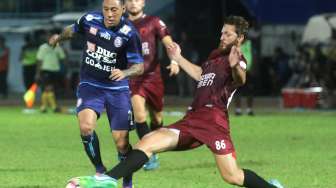 Arema Nyaris Ditumbangkan PSM di Kanjuruhan