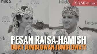 Pesan Raisa-Hamish ke Jomblo yang Rayakan #HariPatahHatiNasional