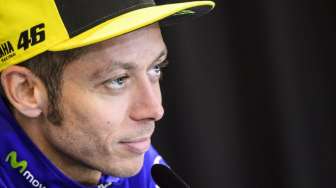 Tidak Bisa Tampil di Misano, Rossi Hanya Bisa Meratap Sedih