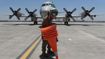 Pesawat US Navy Pantau Laut Jawa