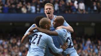 Man City Pesta Gol, Cukur Liverpool Lima Gol Tanpa Balas