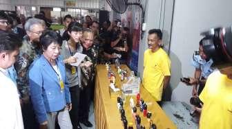 Menteri Kehakiman Jepang Kagumi Kreativitas Napi LP Cipinang