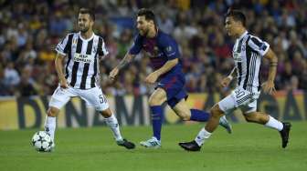 Barcelona membantai Juventus di laga perdana Grup D Liga Champions 2017/18. Dalam laga yang berlangsung di Camp Nou, Barca menang telak 3-0 [AFP]