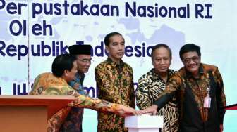 Presiden Jokowi Resmikan Gedung Baru Perpustakaan Nasional