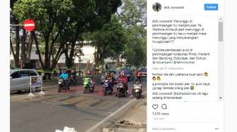 Heboh! Lampu Merah di Bandung Bisa 'Baca' Puisi