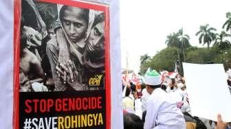 Aksi Bela Etnis Rohingya