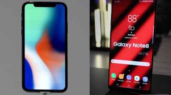 iPhone X vs Galaxy Note 8, Siapa Pemenangnya?