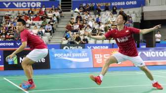 Gagal Bawa Pulang Gelar dari Korea Open, Ini Komentar Kevin/Marcus