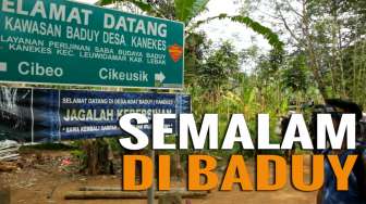 Begini Asyiknya Semalam di Suku Baduy!