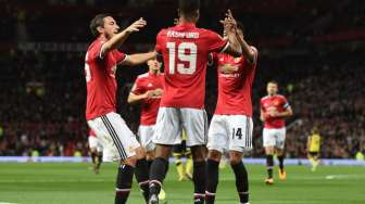 Rashford Sumbang Dua Gol, MU Lolos ke Babak Keempat Piala Liga