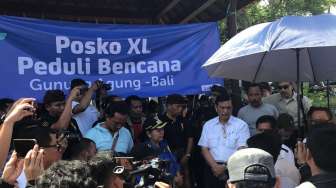 Bentuk Kepedulian XL Axiata pada Pengungsi Gunung Agung