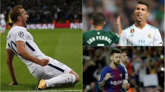 Ternyata Ronaldo dan Messi yang Bikin Kane Semakin Tajam