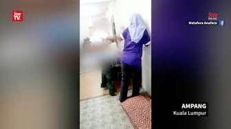 Jangan Ditiru! Anak Pukuli Ibu Gara-gara Uang Saku
