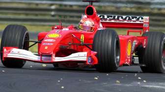 Mobil Balap Michael Schumacher di GP F1 Monaco 2001 Laku Rp101 M