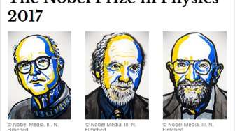 Penemu Gelombang Gravitasional Menangkan Nobel Fisika 2017