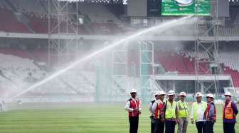 JK Tinjau Stadion Utama GBK