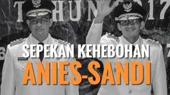 Sepekan Kehebohan Anies-Sandi Pimpin DKI