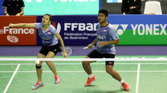 Praveen/Debby Susul Owi/ Butet ke Babak Kedua Prancis Terbuka