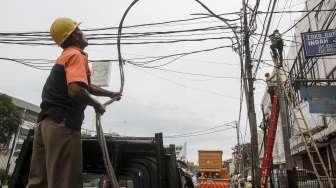 Pemprov DKI Bakal Gandeng Swasta Bangun Jaringan Kabel Bawah Tanah Di Jakut