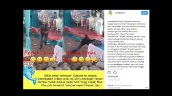 Datang ke Resepsi, Lelaki Ini Berjoget seperti Kesurupan