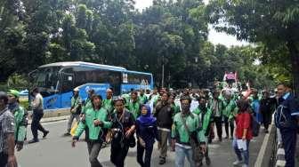 Hari Ini, Ribuan Pengojek Online Bakal Geruduk Istana Merdeka