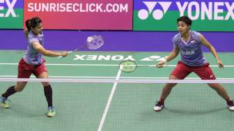 Berjuang Selama 71 Menit, Greysia/Apriani Tumbang di Final